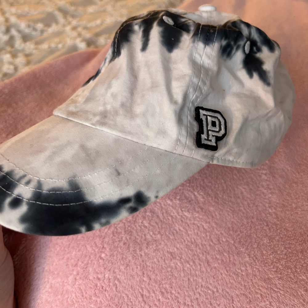 Pink Tie-Dye Cap with Logo